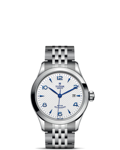 Tudor 1926 28 mm steel case, Opaline and blue dial (watches)